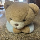 Vintage Eden Blue Sleeping Laying Teddy Bear Plush Wind Up Music Not Working