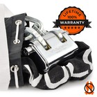 Vulcan Security Chain   Lock Kit - Premium Case-hardened - 3 8  X 6  Chain