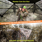 Hunting Blind See Through With Carrying Bag  2-3   3-4 Person Pop Up Ground Blin