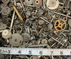 Vintage Clock Watch Gear Parts Lot 100g Steampunk Craft Jewelry Making Art - S01