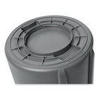 Rubbermaid Commercial 265500gy Brute 55-gal  Round Vented Container - Gray New