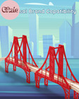 Wooden Train Set Double Suspension Bridge Accessories Compatible Brio Thomas