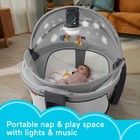 Fisher-price Portable Baby Bassinet And Play Space Deluxe On-the-go Projectio   