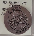 Witches Pentagram Spell Pewter Pendant Wiccan Pagan New