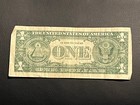 One Dollar Bill Silver Certificate Blue Seal Series 1957 - Rare  