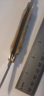 Colonial 1978 Vintage Bone Handle 2-blade Pen Pocketknife Nail File Slipjoint
