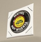 Custom Volkswagen Mattel Hot Wheels Metal Badge pin button pinback 68 Redline Vw