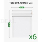 Commercial Vacuum Food Sealer Bags 6 Pack 11 x20  Rolls 4mil Thicker