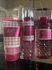6 Pc Bath   Body Works Gingham Gorgeous love Fragrance Mist   Body Lotion