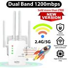 Wifi Extender 1200mbps Repeater Wireless Long Range Coverage Wifi Signal Booster