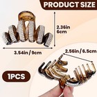 Large Rhinestone Hair Clips Crystal Jaw Clips Hairpin For Thick Hair Fashion    