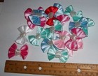 New 17 Satin Bows W heart  Craft  Scrapbooking Etc   Sale Must Go