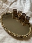 Vintage Mirrored Tray With Lipstick Holder Maliasmark