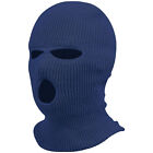 Winter Ski Mask 3 Hole Knitted Skull Balaclava Beanie Hat Men Outdoor Sports Cap