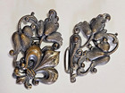 Estate Find  Vintage Art Nouveau Style  2-piece Interlocking Belt Buckle  Unique