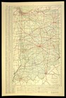 1914 Antique Map Of Indiana Railroads Map Original Atlas Map Ccc   St L Ry Dated