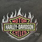 Vintage Harley Davidson 3d Emblem Flame Eagle Shirt Kids Toddler Baby Small Vtg
