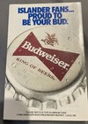 1993-94 New York Islanders Hockey Pocket Schedule Bud Version 