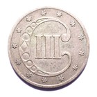 1853 Three-cent Silver