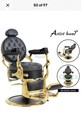 Salon House Black Vintage Recline  Barber Chair All Purpose Salon Beauty Salon