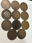 Canada Large One Cent Coin Lot  1910   1920    11 Vintage Canadian Large Cents