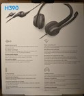 Logitech H390 Over-head Comfort Usb Headset W  Noise-canceling Microphone New