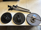 Simmons Set Of 3 Electric Drum Cymbals With Cymbal Arms  Titan 50 Series