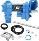 Gasoline Fuel Transfer Pump With Nozzle Kit 12v Dc 20gpm For Gas Diesel Kerosene