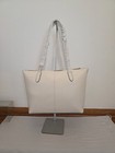 Coach Crossgrain Zip Tote In Im chalk
