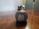 Old Wedgewood Jasperware Ronson Table Lighter  Round With Neoclassical Figures