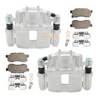 Front Brake Calipers   Pads For Honda Pioneer 700 520 500 Sxs700 Sxs500 Sxs520