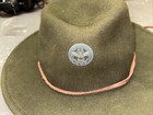 Boy Scouts Leader Hat Vintage Felt Military Scout Collectable Ww1 Style   Badges