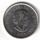 2012 Canada Colored Uncirculated War Of 1812 Cameo Tecumseh 25 Cent Coin 