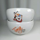 Kellogg   s Tony The Tiger Cereal Bowls 2007 Ceramic Set Of 2 Licensed