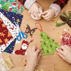 Konsait 24 Sheets Christmas Scrapbook Paper 12x12 Double Sided Pattern Paper For