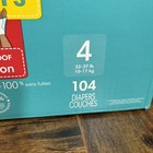 Pampers Swaddlers 360 Enormous Disposable Baby Diapers 104ct Leak Proof Size 4