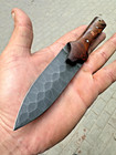Custom Hand Made High Carbon Steel Blade Throwing Boot Knife 2377