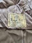 Vintage 30s 40s Gabardine Wool Water Repellent Prohibition Gangster Long Coat