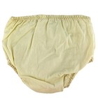 Vintage Baby Doll Diaper Cover Rubber Lined 20-22    Waist 11    Leg Yellow Ab