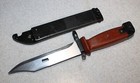 Good Used Type Ii Polish Bakelite Bayonet   Scabbard Military Knife 7 62 5 45