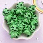 10pcs Resin Green Ghost Cabochon Halloween Flatback Figurines Diy Craft Decor