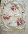 Vintage Shabby Chic Home Pillow Case Sham Ruffle Standard Roses Rachel Ashwell