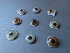 9 Vintage Prosthetic Eye Iris  Glass