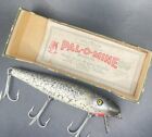 Vintage Pflueger Pal-o-mine White With Silver Sparks New  Box 4 1 4    Long