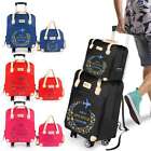 2pcs set Rolling Luggage Duffel Spinner Wheeled Suitcase   Travel Tote Carry Bag