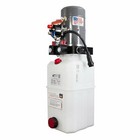 Double Acting Hydraulic Pump For Dump Trailers Kti - 12vdc - 6 Quart Reservoir