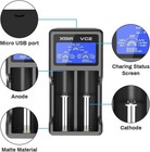 Xtar Vc2 Li-ion Battery Charger 3 7v