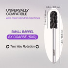 Pana 3 32  Shank Size - Dlc Small Barrel Smooth Top Nail Carbide Drill Bit  5xc 