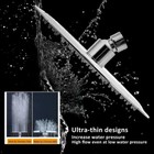 8  Chrome Square Bath Rainfall Shower Head Bathroom Rain Sprayer Stainless Steel