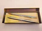 Original Vintage Astramatic Silver Gold Pen   Pencil Set Never Used